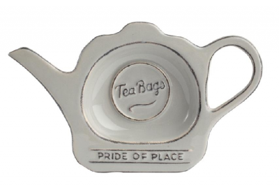 Pride of Place Tea Bag Tidy COOL GREY (L165 x W98mm / 6.4 x 3.8")
